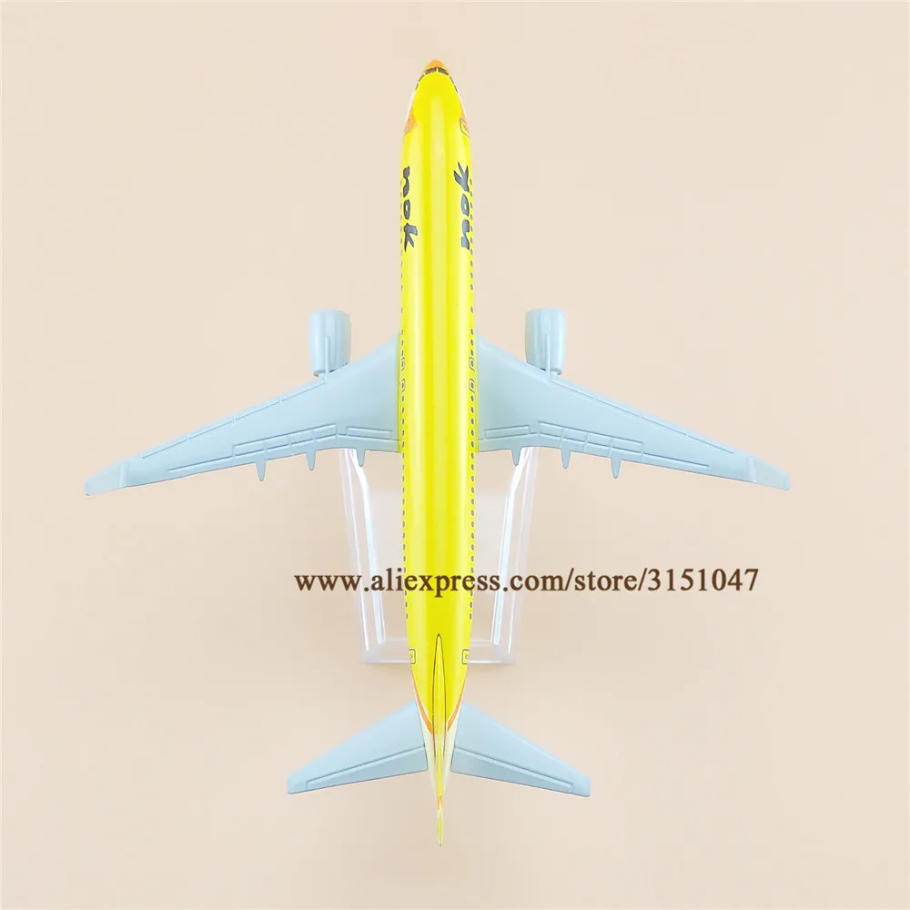 16cm Air Thailand Thai Yellow Nok Boeing 737 B737 Airlines Plane Model Alloy Metal Diecast Model Airplane Aircraft Airways Gift