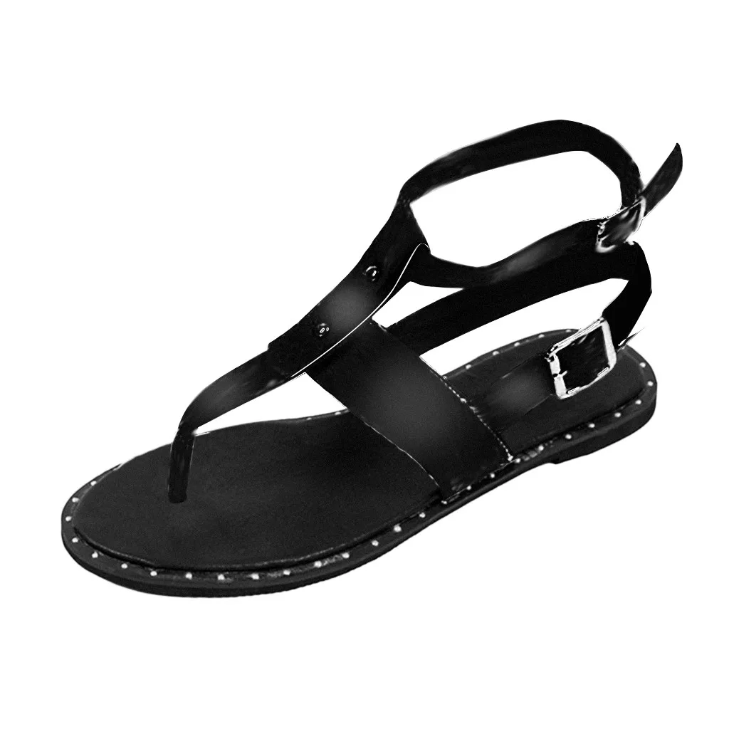 Летняя женская обувь из искусственной кожи со змеиным узором удобные римские сандалии на плоской подошве с пряжкой женские повседневные мягкие сандалии большого размера#40