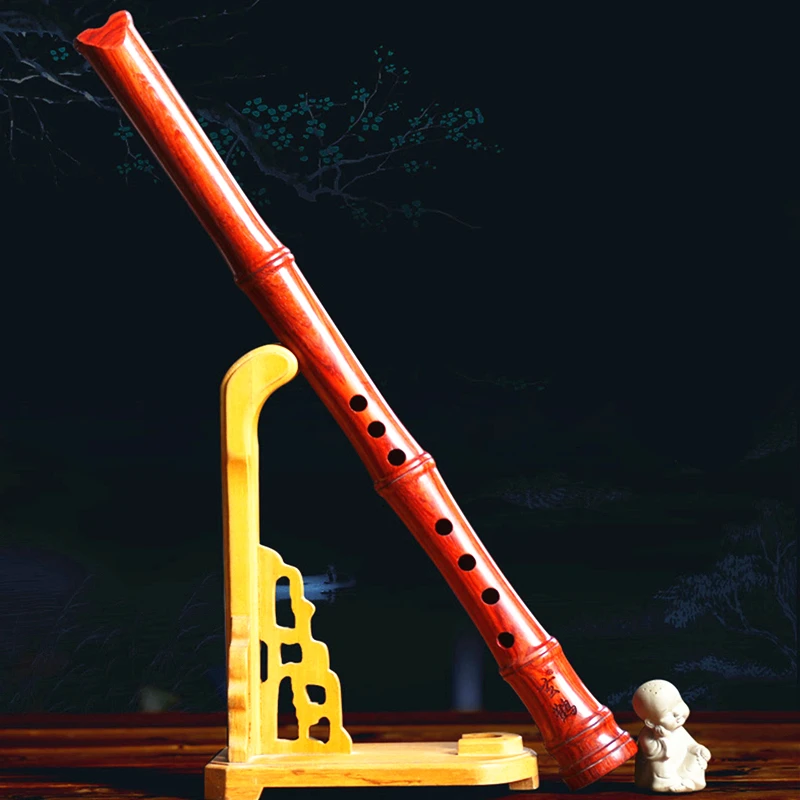 Red rosewood Flute chiba 6/8 Hole one section Vertical Flute chiba nan