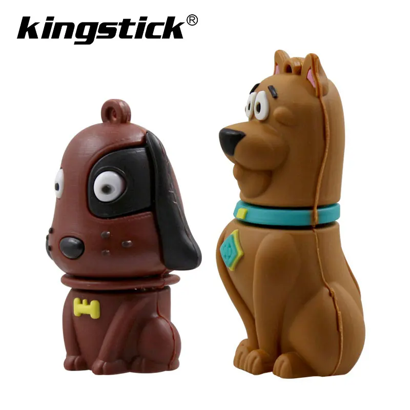 Cartoon cute dogs usb flash drive real capacity pen drive 64GB 32GB 16GB 8GB 4GB memory stick pendrive U Disk Hot girl gift