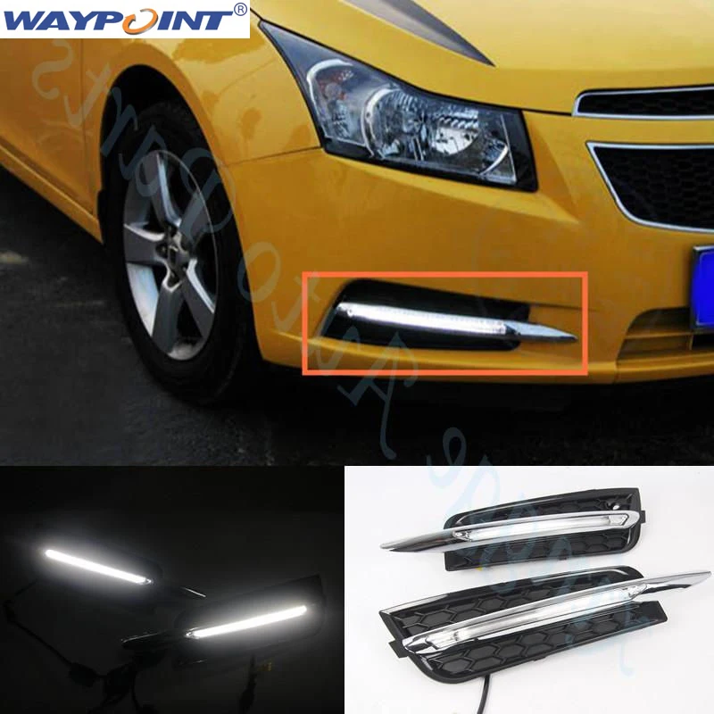 

2* White Daytime Running Light For Chevrolet Cruze Lowest-configured 2011-2013