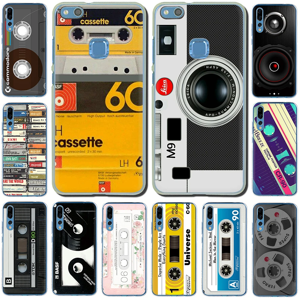 

Retro Classic Cassette Hard Phone Case for Huawei Honor play 10 8C 8X 8 9 Lite 7C 7X 6A 7A 6C view 20 9X Pro