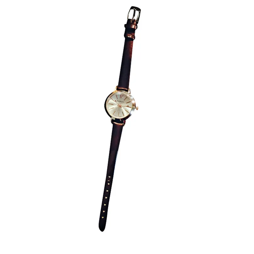 

Casual Women's Watches Clock Simple Retro Small Girls Elegant Dial Leisurely Table Belt Wave Hot Selling Watch High Quality C/4