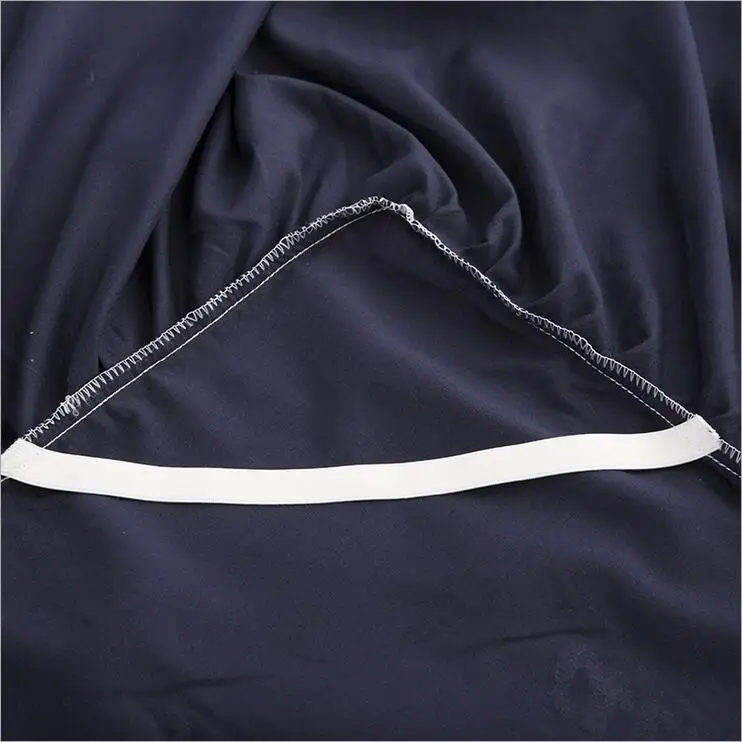 Стиль 4 шт постельных принадлежностей сплошной цвет кровать юбка пододеяльник набор