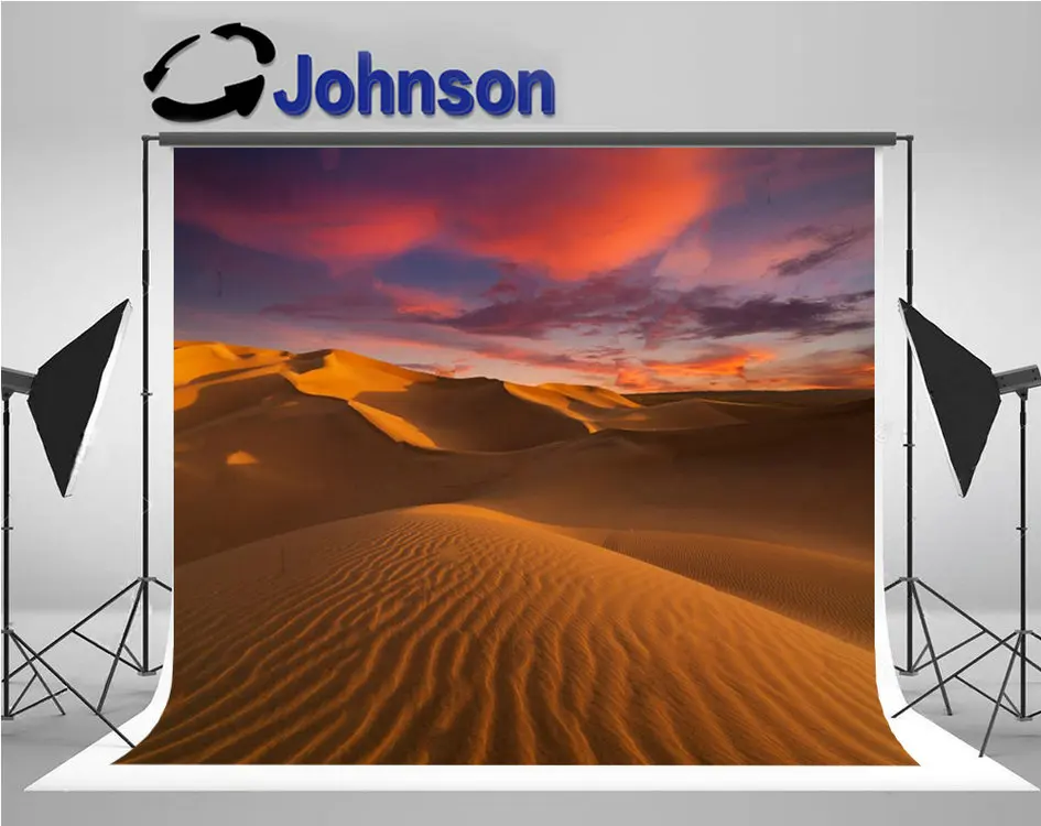 sahara sand dunes sunset desert background High quality Computer print wall photo backdrop | Электроника