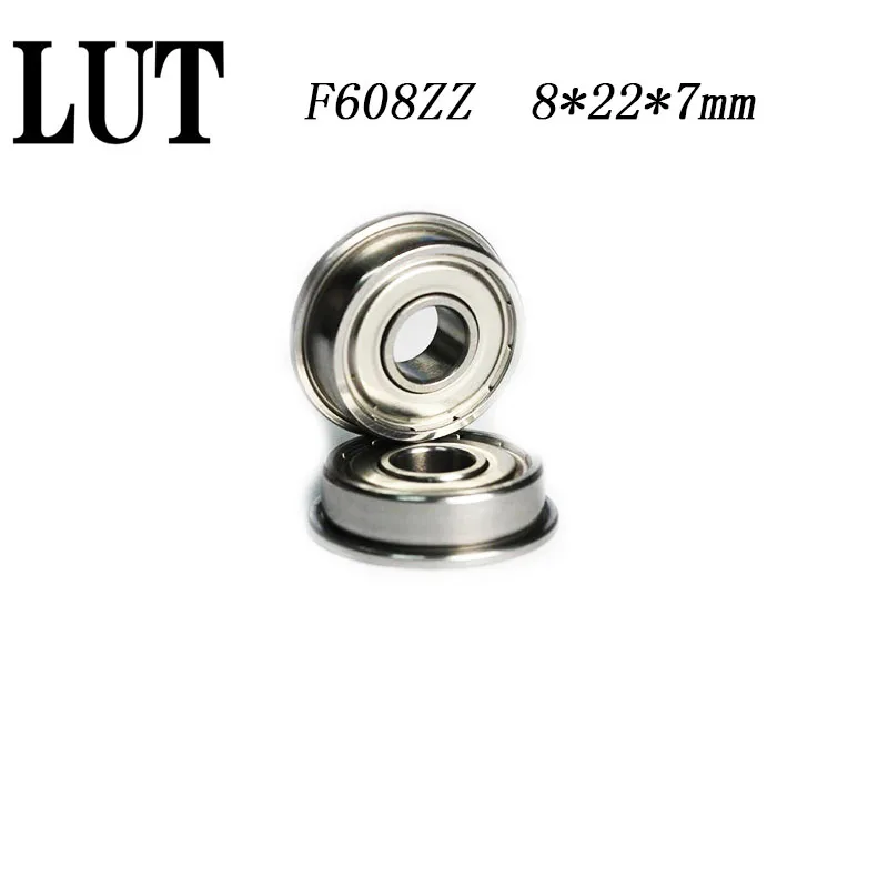 5 шт. металлические фланцевые подшипники F608ZZ F608 ZZ 8*22*7 мм 8x22x7 мм|bearing ball|bearing bearingbearing