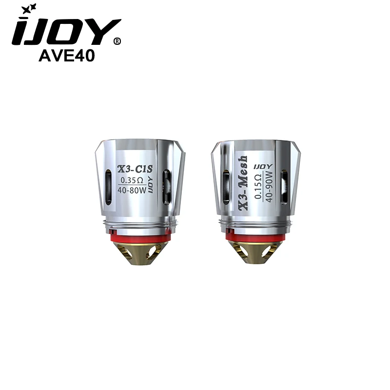 15 шт./лот электронная сигарета IJOY X3-C1S 0.35ohm Core / X3-Mesh 0.15ohm катушки Vape для