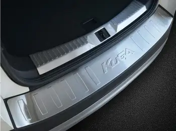 

Stainless Steel Internal external Rear Bumper Protector Sill Trunk Tread Plate Trim Car styling for ford Kuga 2013-2016