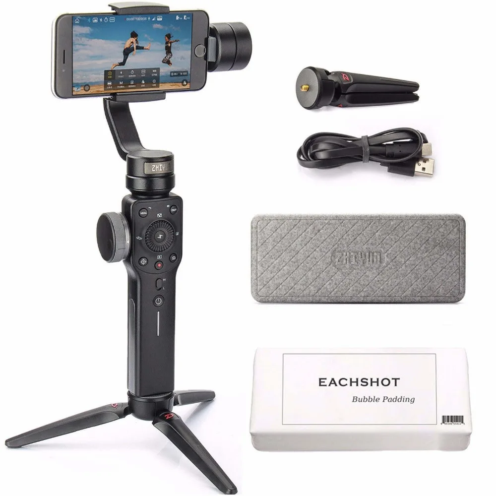 Ручной Стабилизатор Zhiyun Smooth Q 4 3 осевой стабилизатор для мобильного телефона iPhone 6