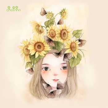 

Chainho,Hand Dyed Cotton Linen Fabric For DIY Sewing Quilting Patchwork Decor Cloth Of Placemat/Purse/Bag/Cushion/Pillow,HD041-B