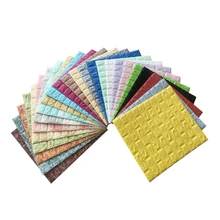 6 мм и 8 мм diy самоклеющиеся 3d кирпичные настенные наклейки Декор для гостиной пенопластовое водонепроницаемое покрытие для стен 77*70 см 3D кирпичные обои