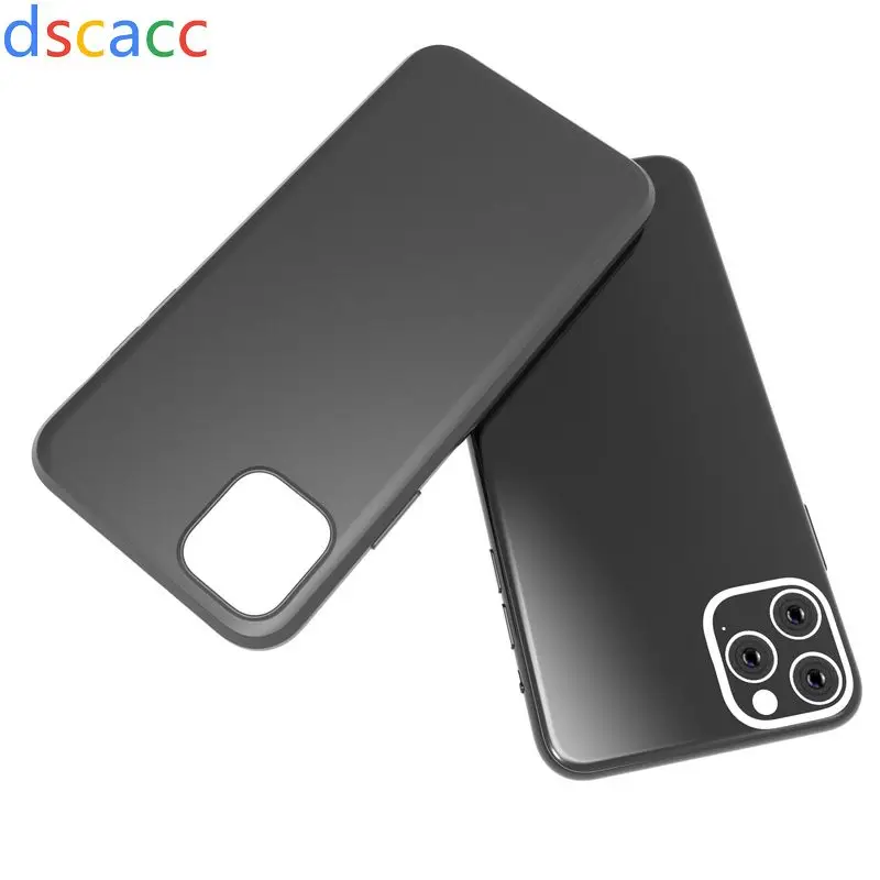DSCACC Полный Матовый Мягкий ТПУ чехол для iPhone 11 6,1 11pro 5,8 11 PRO MAX 6,5 X XS XR XS Max 8 7 6 Plus 100 шт