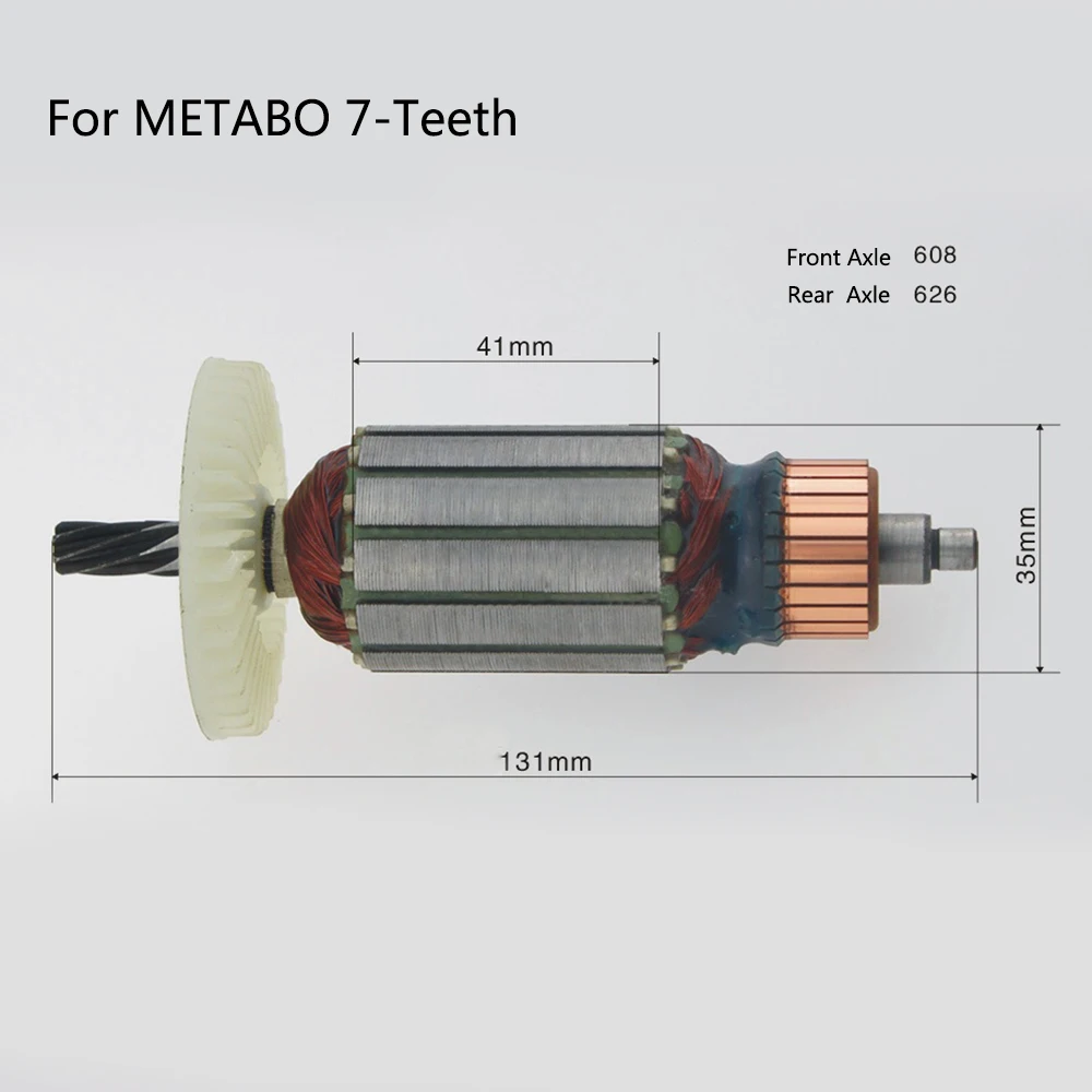 Free shipping! Boutique AC 220V Drive Shaft Electric Hammer Armature Rotor for Metabo 7-Teeth,High-quality! цена Free shipping! Boutique AC 220V Drive Shaft Electric Hammer Armature Rotor for Metabo 7-Teeth,High-quality! цены онлайн