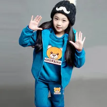 baby girl boy clothes kids baby New children with velvet three dresses in autumn and winter