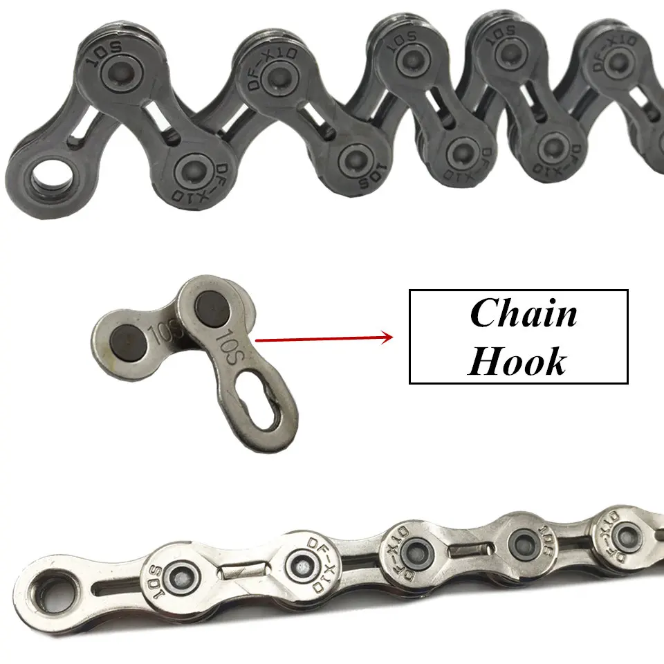 Excellent VXM Bicycle chain hollow bike chains 9 10 11 speed 116 links ultralight MTB road bike variable 27 30 33 speed Bicycle Parts 17