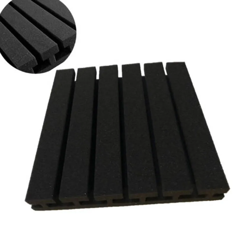4 PCS Acoustical Treatments in Studio Room Acoustic Sponge in Black
