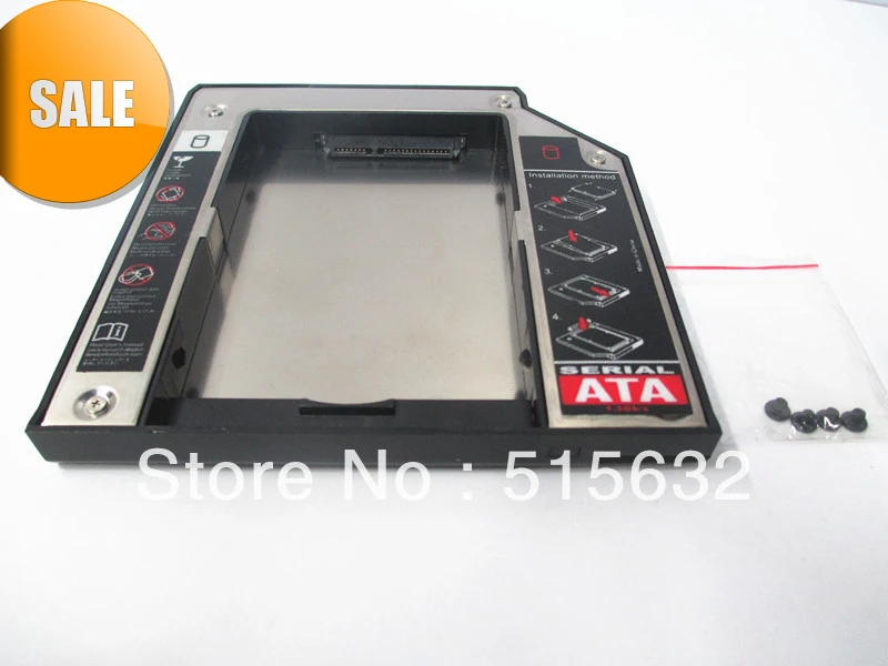 Жесткий диск ultraway Slim SATA 2nd Hdd Caddy для модуля Lenovo ThinkPad T400 T500 New 9 5 мм|drive caddy|hard drive caddy2nd