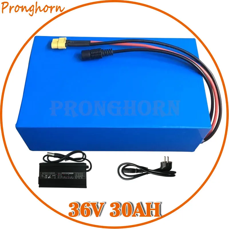 Excellent High Power 36V 30AH E-Bike Battery Pack 36 V Lithium Battery for Electric Bike 1000W 1500W Motor Kit With 50A BMS 42V 5A Charger 0