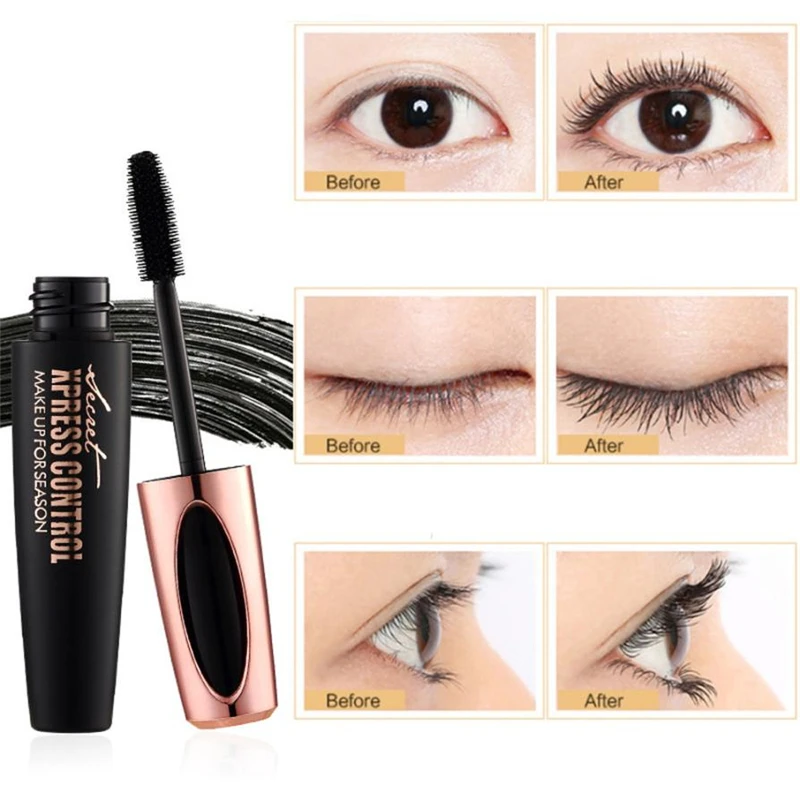 

2018 Newest 4D Silk Mascara Eyelash Extension Curling Mascara Waterproof Eye Lashes Mascara Makeup 4d Silk Fiber Lash Mascara