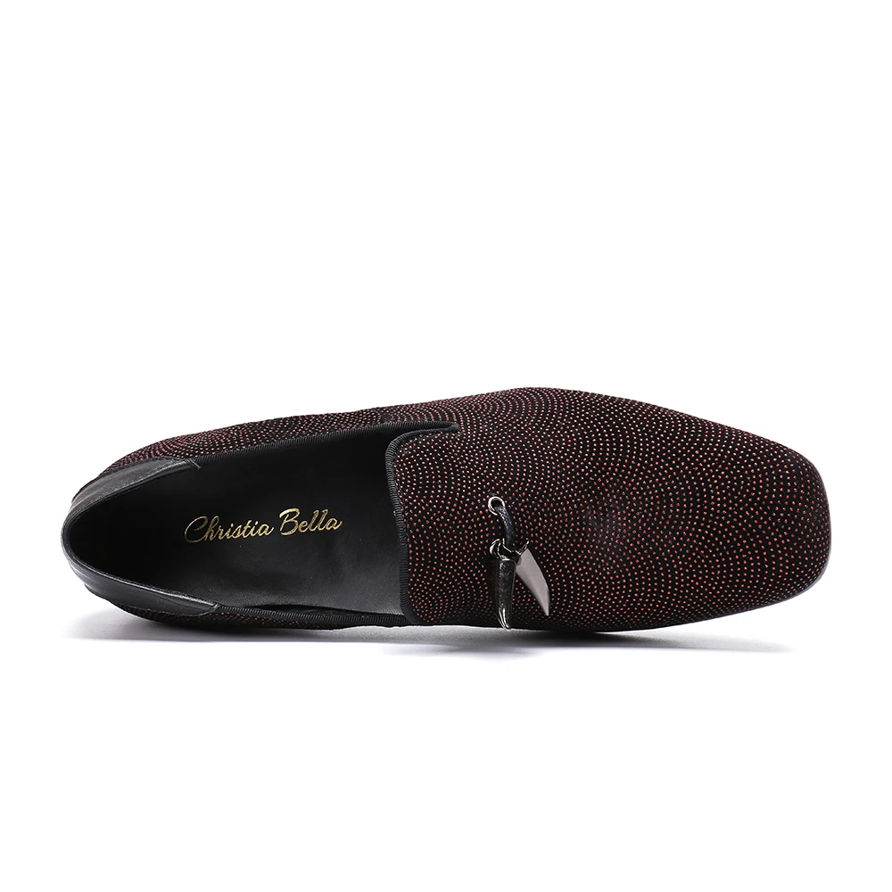 Vestido Casamento Luxo Marca 1 Homens 2 De Italiana Artesanal Borla 3 Christia Baixos Couro Mocassins Casuais Bella Oxfords Sapatos Loafers Sg0Zx6q