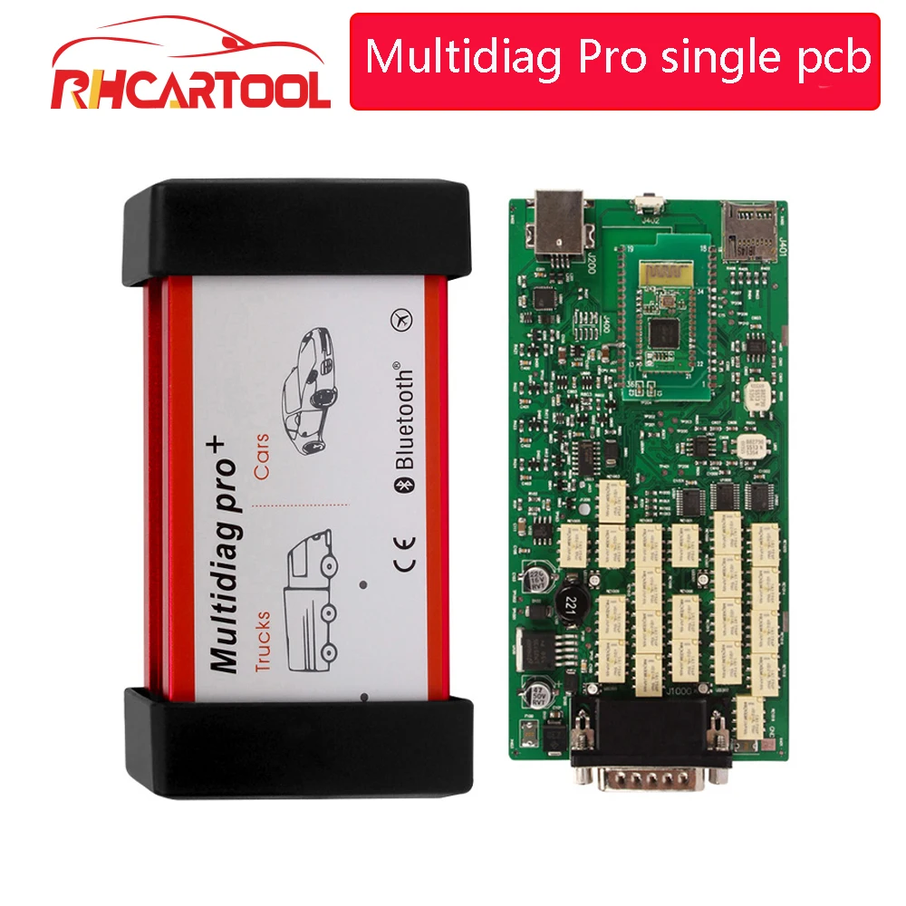 Автомобильный диагностический прибор OBD2 Multidiag Pro + Bluetooth инструмент новый OBDII