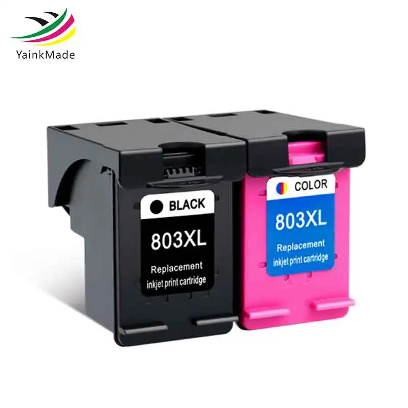 

BK&Tri-colors for you to choose ink cartridge compatible for HP 803 XL 803 Deskjet 2623,2622,2621,2132,2131,1112,1111 AMP 120