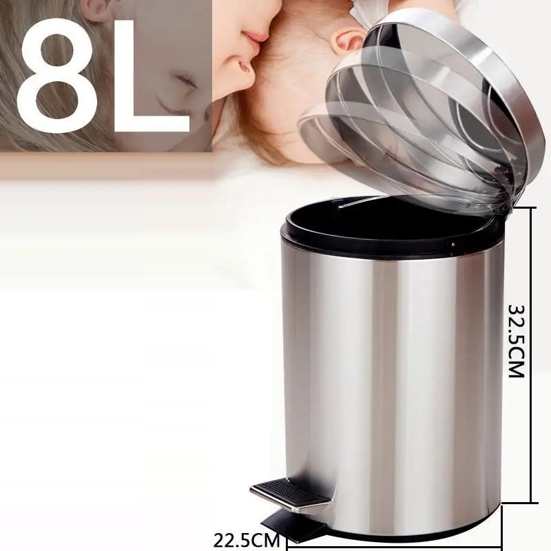 Prullenbak De Cuisine Pattumiera Raccolta Differenziata Basurero Dust Pedal Lixeira Recycle Bin Poubelle Cubo Basura мусорная корзина - Цвет: Number 9