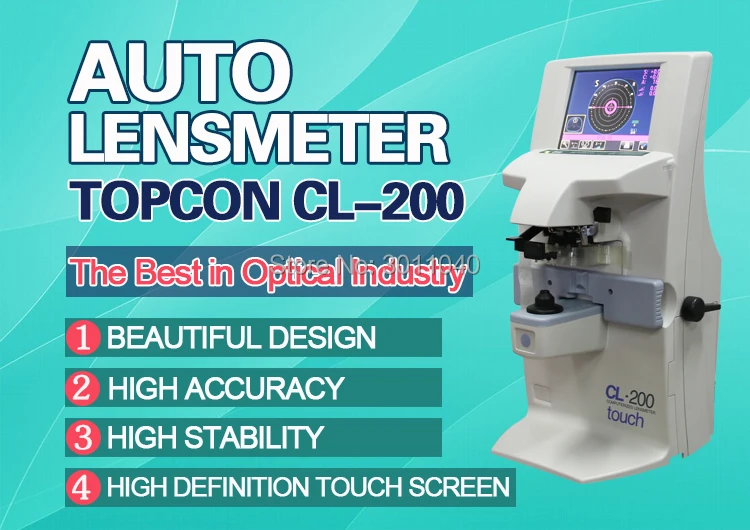 TOPCON CL-200 цифровой Lensometer Lensmeter Focimeter Autolensmeter цветной экран; персональный рабочий экран