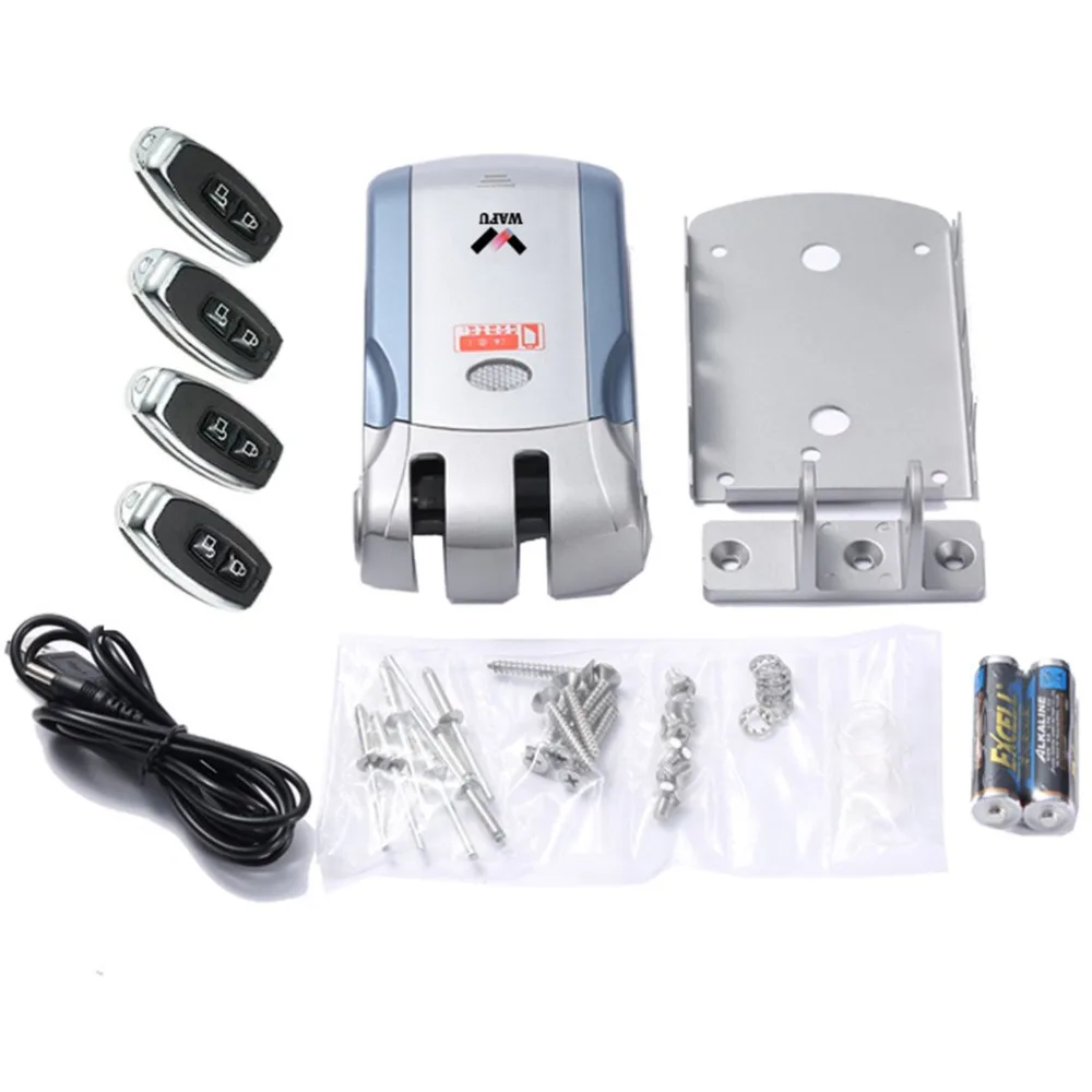 

Wafu WF-018 Electric Door Lock Wireless Control With Remote Control Open & Close Smart Lock Security Door Easy Installing