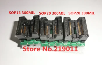 

3PCS/LOT SOP28 to DIP28 SOP20 to DIP20 SOP16 TO DIP16 IC socket Programmer adapter Socket High Quality