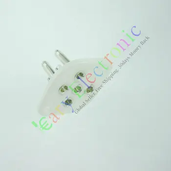 

Wholesale and retail 8PCS 5 PIN ceramics SHUGUANG VACCUM TUBE SOCKET SAVER AUDIO tube amp DIY parts free shipping