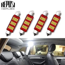 Buy 31mm 36mm 39mm 41mm Car Led Light Canbus C5W Festoon Lamp 12V white License Plate Lights For honda accord civic2008 jazz city Free Shipping