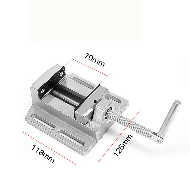 Мини Многофункциональный Рабочий стол дрель фрезерный станок стент 2," Параллельная челюсть тиски сверлильный пресс тиски Рабочий стол Регулировка