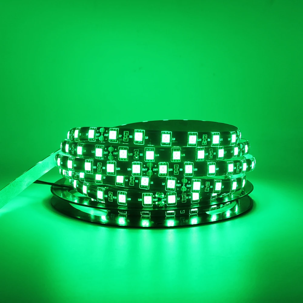 Светодиодная лента 12 В светильник 5050 SMD 60 светодиодов/м черная Гибкая