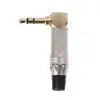 Adaptador convertidor de Audio con enchufe estéreo tipo L, 3,5mm, ángulo recto, 90 grados, macho, Audio MP3, auriculares, Conector de soldadura ► Foto 1/6