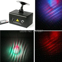 LED centelleo Luz лазер+ LED Iluminacion efecto ONDA de agua+ Remoto Luces лазеры Sonido аудио DJ Musica Iluminacion escenario