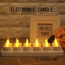 HUSUYUHU SISI Rechargeable LED Candle Light Flameless 12 LED Lights Lasting Shine Battery Windproof Portable Multi-color HUSUYUHU SISI Rechargeable LED Candle Light Flameless 12 LED Lights Lasting Shine Battery Windproof Portable Multi-color