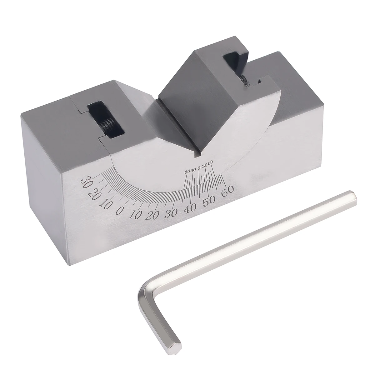 0-60 Degree Adjustable Angle V Block Machinist Tool 0-60° 0-60 Degree
