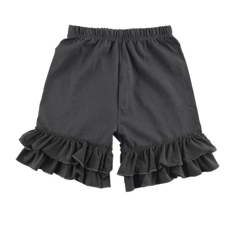 Baby Girls Shorts Ruffled Cotton Short For Summer Children Loose Colorful Beach Shorts Kids Pants 1-8 years шорты