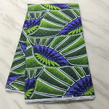 

African lace fabric veritable Ankara guaranteed real dutch 6yards african ankara sewing dress pl8-95