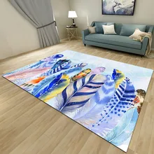 Простота в скандинавском стиле печатные ковры для гостиной декоративный коврик высокого качества Современные домашние коврики геометрический узор ковер