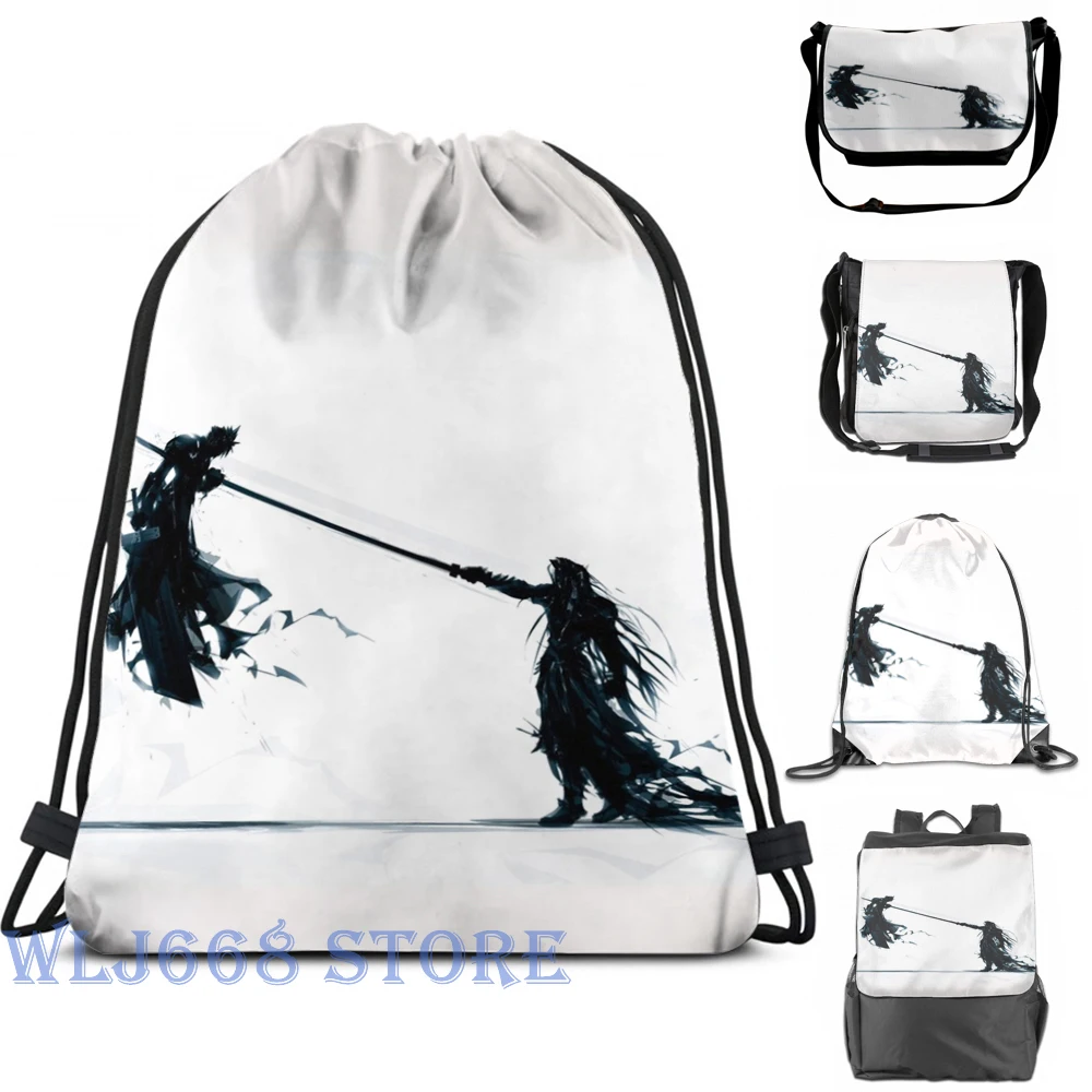 

Funny graphic print shoulder Bags women Final Fantasy VII (3) Single shoulder backpack travel for men Gym Bag