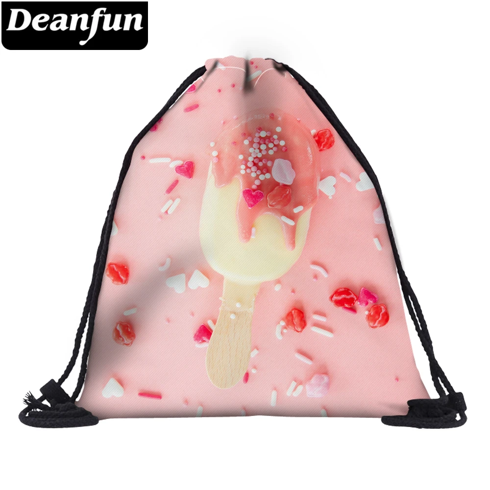 Deanfun 3D сумка на шнурке с принтом мороженое розовый милый подарок для девочек