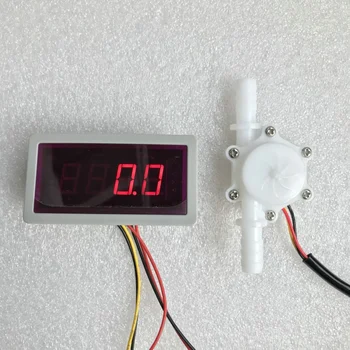 

US202M and USN-HS10PB 10mm OD Flow Rate Amplifier 24 times Flow Rate Portable Display and Power Supply Plug and Play 0.3-10LPM
