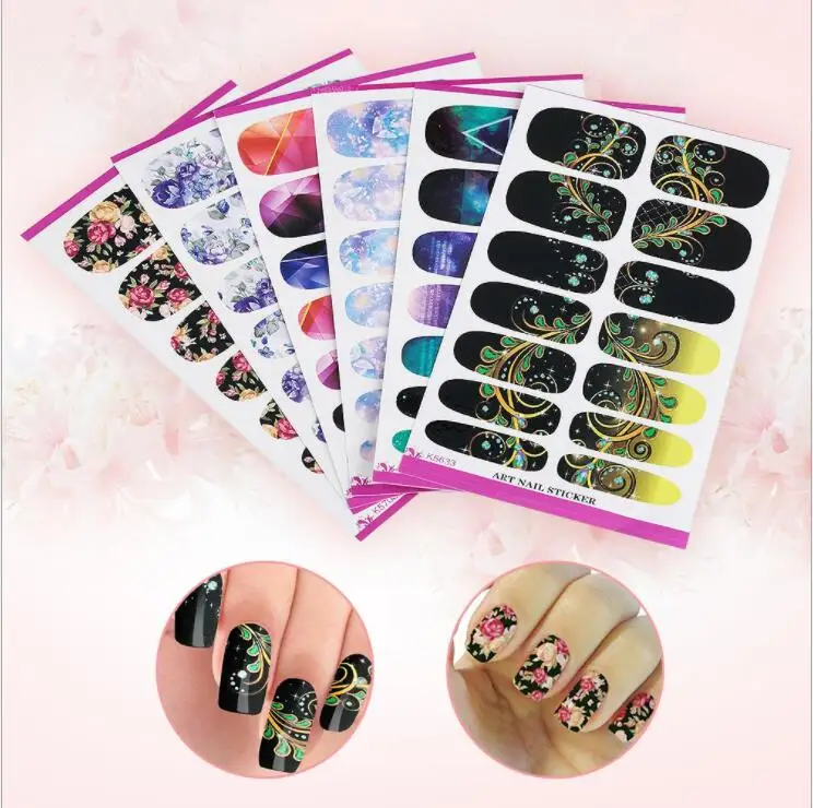 Nail Sticker Korea 3D Nail Sticker Watermark Applique Phototherapy Nail