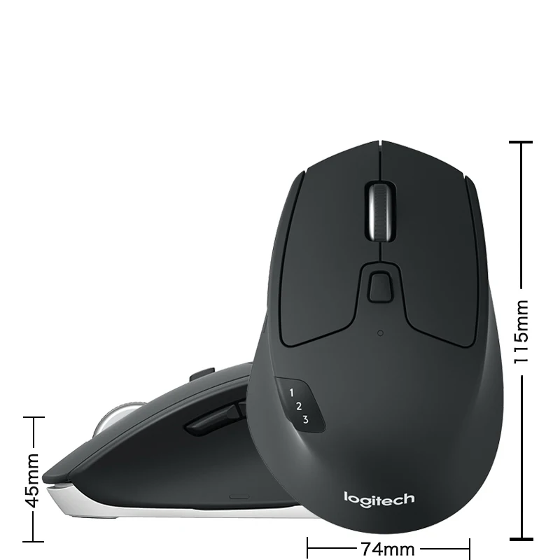 Logitech M720 Bluetooth Gifted Двухрежимная беспроводная мышь триатлона мульти-устройство беспроводная мышь