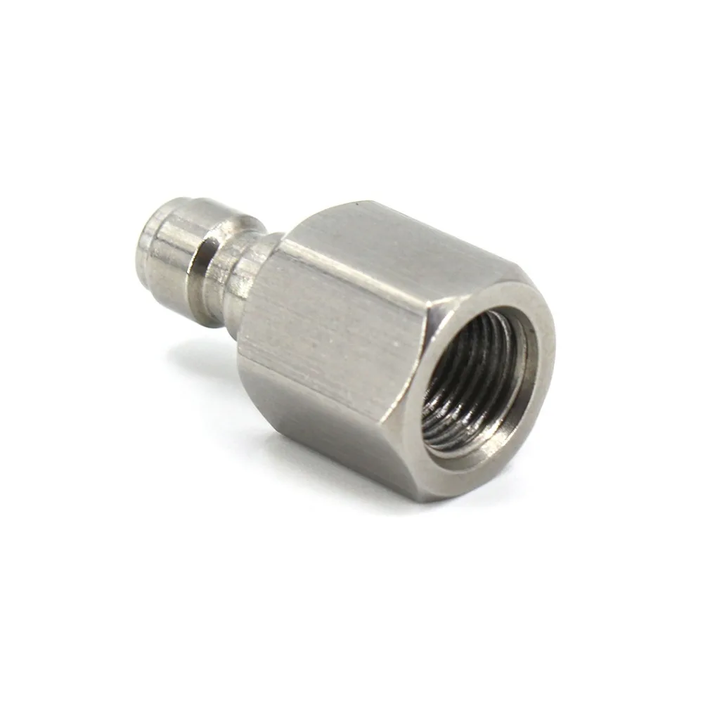 PCP ВВС Пейнтбол нержавеющая сталь Quick Coupler фурнитура для соединителя 1/8 BSPP 1/8NPT M10x1 8
