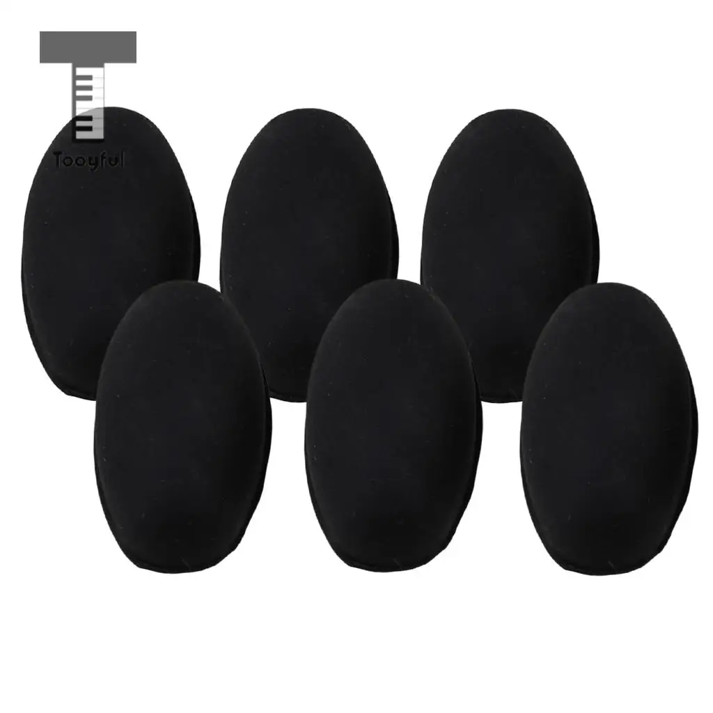 6 Pc Wind Instrument Saxophone Sax Thumb Finger Rest Palm Key Risers for Alto Tenor Soprano Sax Key Pad