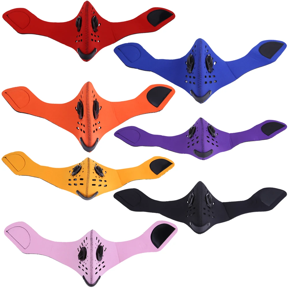 

Airsoft Cycling Half Face Air Filter Mask Winter Breathable Mesh Mask Active Carbon Dustproof Dust Smog Windproof Protective