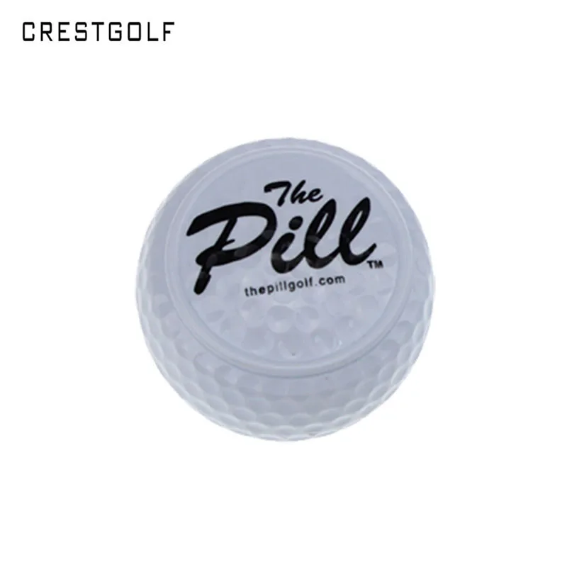 1ks originální tvrdá golfová míče Golf pro začátečníky dvouvrstvý míč řidičský rozsah plochý tvar praktické balení zdarma doprava